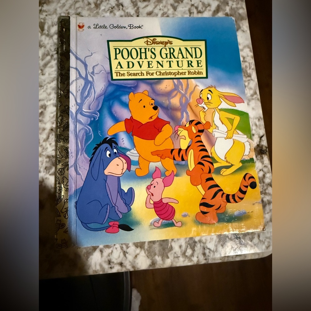 Pooh's Grand Adventure HC 1997‎ Search For Christopher Robin Disney Golden Book